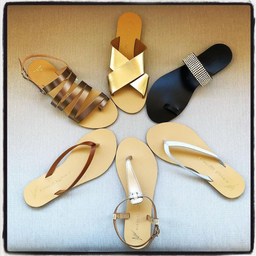 Summer is on it’s way! Nicolas Lainas sandals handmade in Greece