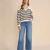 Mos Mosh | Rora Stripe Knit ~ Ecru