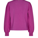 Mos Mosh | Brianne O-LS Sweatshirt ~ Vivid Viola