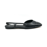 Sempre Di | Ballet Sling Back ~ Black Patent