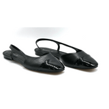 Sempre Di | Ballet Sling Back ~ Black Patent