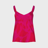 Caravan & Co. | Vincent Silk Cami Top ~ Floral Magenta