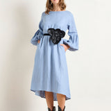 State of Embrace | Falling Bell Dress ~ Allure Blue