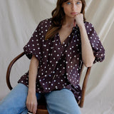 Kinney | Margot Blouse ~ Dotty