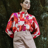 Elms + King | Ibiza Blouse ~ Leaf