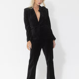 Joey the Label | Velvet Ringmaster Blazer ~ Black