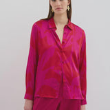 Caravan & Co. | Vincent Classic Silk Shirt ~ Magenta