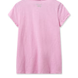 Mos Mosh | Tulli V-SS Basic Tee ~ Begonia Pink