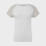 Raw by Raw | Base Layer Cap-Sleeve Top ~ Milk