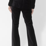 Joey the Label | Velvet Bootleg Pant ~ Black