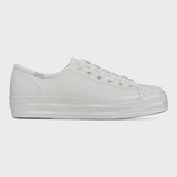 Keds | Triple Kick Leather Pearlized ~ White