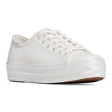 Keds | Triple Kick Leather Pearlized ~ White