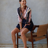 Natasha | Ivy Button Shirt ~ Campania Bold Stripe