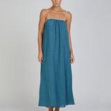 In The Sac | Ayra Tie Back Dress ~ Teal
